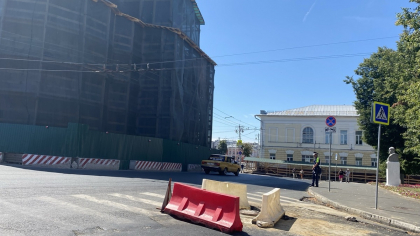С Золотых ворот и школы №1 снимут строительные леса